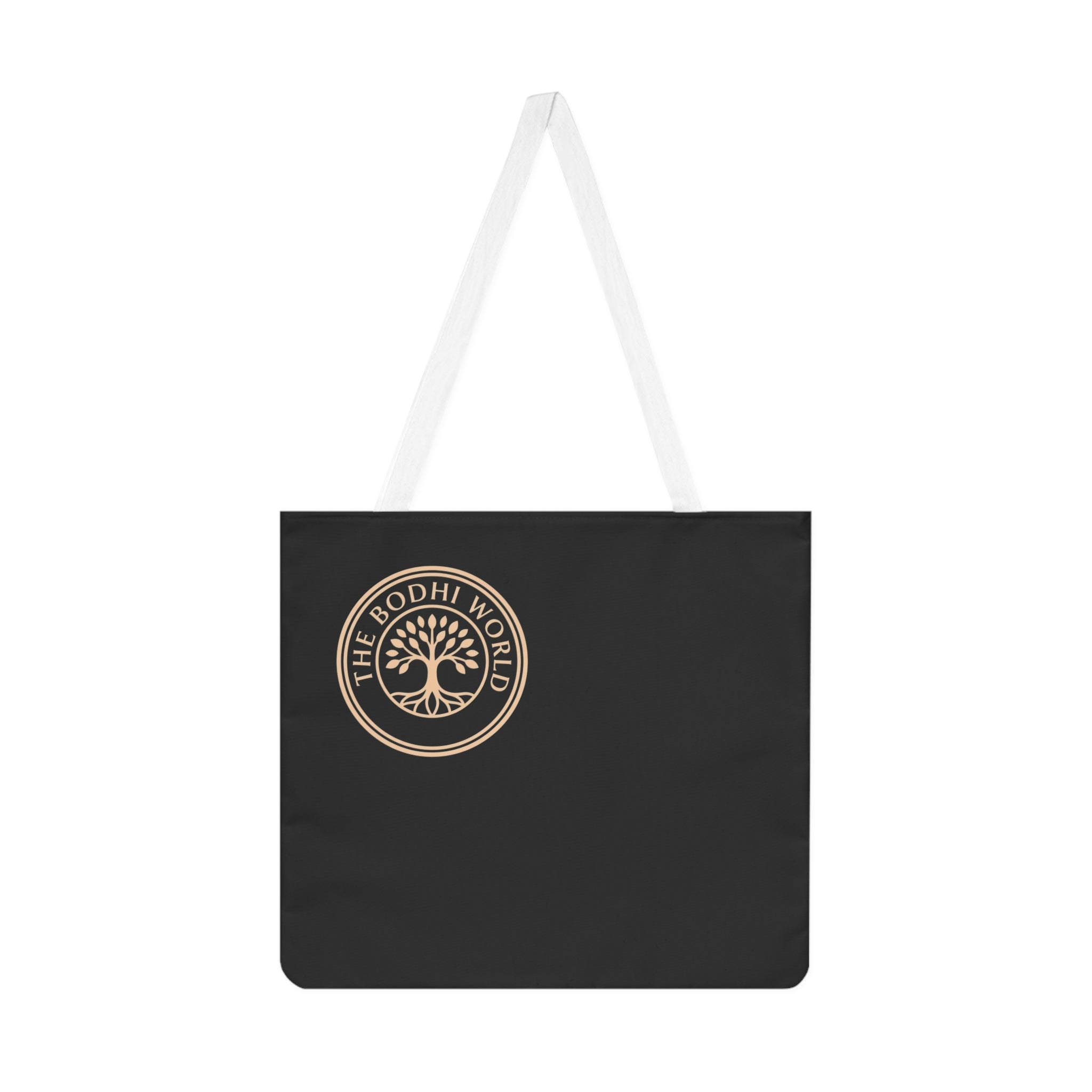 Bodhi World Tree of Life Black Shoulder Tote | Mindful Everyday Carry