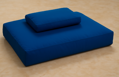 The Bodhi Meditation Cushion Set — hand-stitched zafu + zabuton for longer, calmer sits