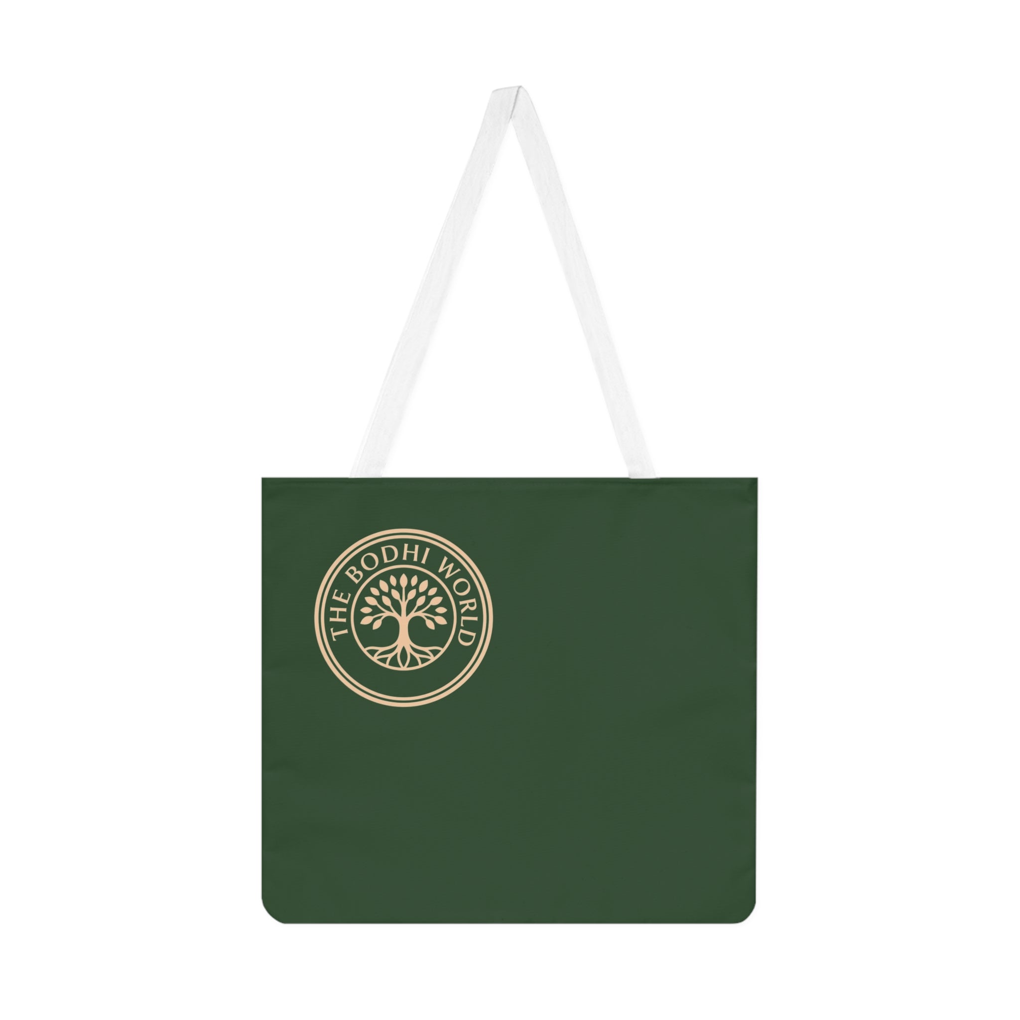 Bodhi World Tree of Life Forest Green Shoulder Tote | Mindful Everyday Carry