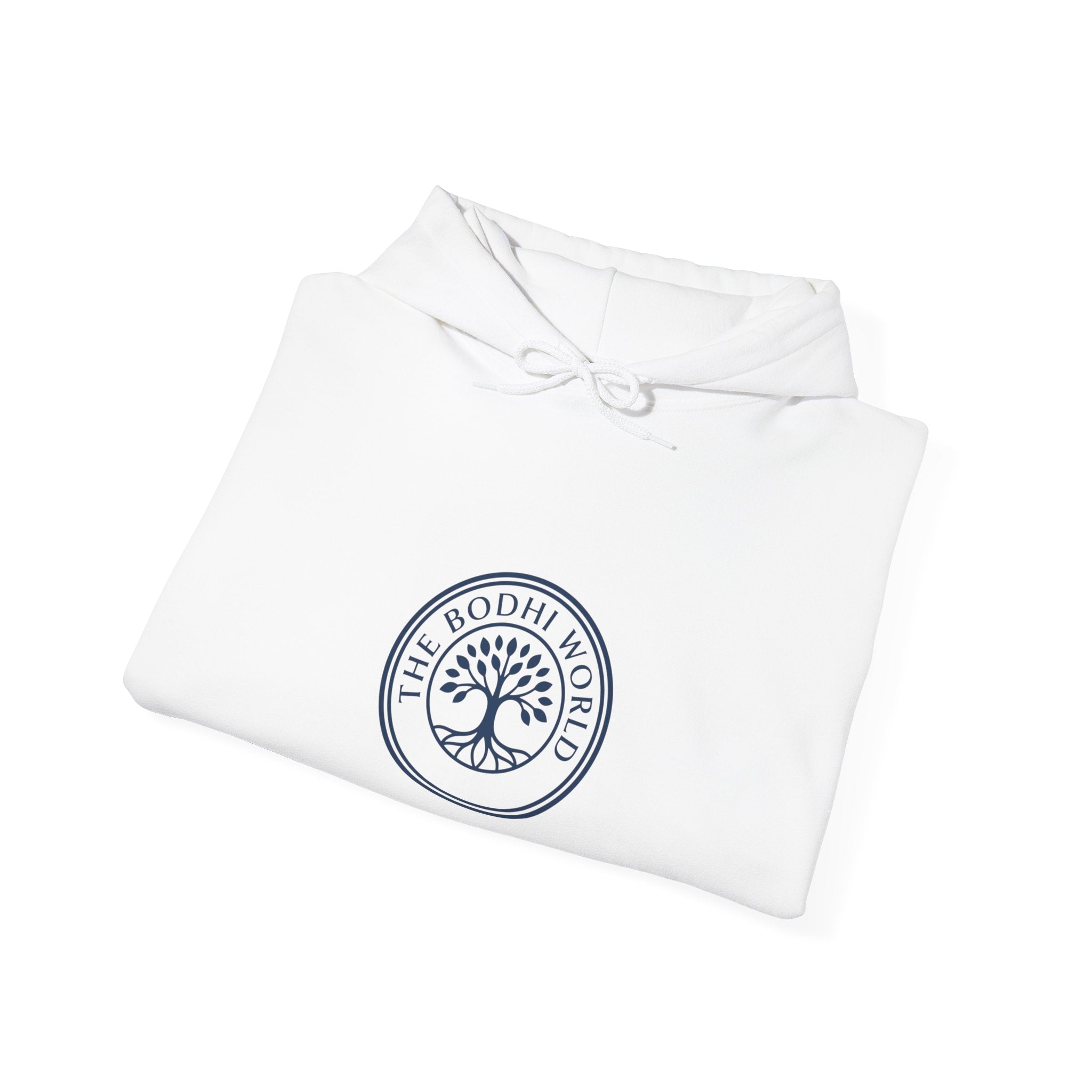 Bodhi World Left Chest Tree of Life Hoodie | Minimal Unisex Hooded Sweatshirt